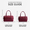 image:imagePortland Leather Goods Sloan Doctor Bag  Leather Purse Handmade from the Finest FullGrain HidesOrchid