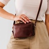 image:imagePortland Leather Goods Small Camera Bag Purse for Women  Handmade from the Finest FullGrain HidesCognac
