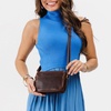 image:imagePortland Leather Goods Small Camera Bag Purse for Women  Handmade from the Finest FullGrain HidesColdbrew