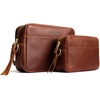 image:imagePortland Leather Goods Small Camera Bag Purse for Women  Handmade from the Finest FullGrain HidesNutmeg