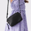 image:imagePortland Leather Goods Small Camera Bag Purse for Women  Handmade from the Finest FullGrain HidesPebbled Black