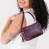 image:imagePortland Leather Goods Small Camera Bag Purse for Women  Handmade from the Finest FullGrain HidesPlum