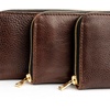 image:imagePortland Leather Goods Womens Accordion Zip Wallet  Handcrafted in Durable FullGrain Leather  8 Card Slots amp Secure Zippered Pocket  PlumColdbrew