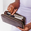 image:imagePortland Leather Goods Womens Accordion Zip Wallet  Handcrafted in Durable FullGrain Leather  8 Card Slots amp Secure Zippered Pocket  PlumGrizzly