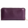 image:imagePortland Leather Goods Womens Accordion Zip Wallet  Handcrafted in Durable FullGrain Leather  8 Card Slots amp Secure Zippered Pocket  PlumPlum