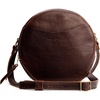 image:imagePortland Leather Goods Circle Crossbody Bag for Women  Handmade from the Finest FullGrain HidesColdbrew