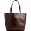 image:imagePortland Leather Goods Classic Medium Tote Bag  Handmade Open Top Durable amp Unlined  Interior amp Exterior PocketsColdbrew