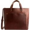 image:imagePortland Leather Goods Medium Crossbody Tote for Women  Handmade from the Finest FullGrain Hides  HandmadeCognac