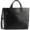 image:imagePortland Leather Goods Medium Crossbody Zipper Tote for Women  Handmade from the Finest FullGrain HidesBlack