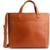 image:imagePortland Leather Goods Medium Crossbody Zipper Tote for Women  Handmade from the Finest FullGrain HidesHoney