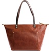 image:imagePortland Leather Goods Zipper Tote Bag  Handmade Durable amp Unlined  Interior amp Exterior PocketsNutmeg