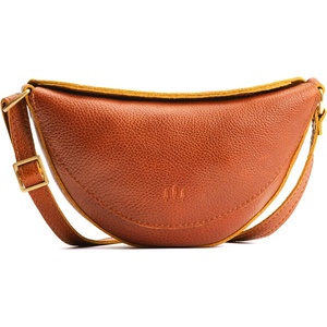 image:imagePortland Leather Goods Koala Sling Bag  Leather Sling with Adjustable Strap  Handmade from the Finest FullGrain HidesSienna