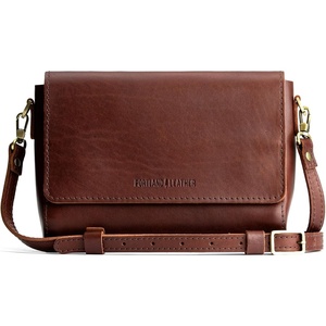 image:imagePortland Leather Goods Metro Crossbody Bag for Women  Handmade from the Finest FullGrain HidesCognac