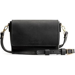 image:imagePortland Leather Goods Metro Mini Crossbody Bag for Women  Handmade from the Finest FullGrain HidesBlack