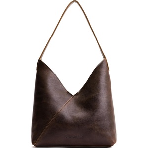 image:imagePortland Leather Goods Naomi Shoulder Bag  Handmade Slouchy Bag with Adjustable Crossbody Strap amp Secure Magnetic ClosureL Coldbrew