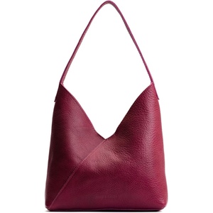 image:imagePortland Leather Goods Naomi Shoulder Bag  Handmade Slouchy Bag with Adjustable Crossbody Strap amp Secure Magnetic ClosureL Orchid