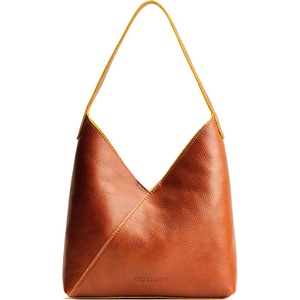image:imagePortland Leather Goods Naomi Shoulder Bag  Handmade Slouchy Bag with Adjustable Crossbody Strap amp Secure Magnetic ClosureL Sienna