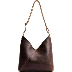 image:imagePortland Leather Goods Naomi Shoulder Bag  Handmade Slouchy Bag with Adjustable Crossbody Strap amp Secure Magnetic ClosureS Coldbrew