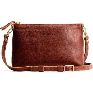 image:imagePortland Leather Goods Poppy Purse  Leather Handbag wRemovable Crossbody Strap  Handmade from the Finest FullGrain HidesNutmeg