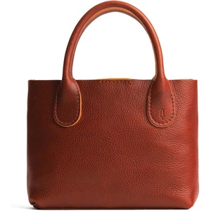 image:imagePortland Leather Goods Raindrop Crossbody Bag  Leather Purse wCarrying Handles  Handmade from the Finest FullGrain HidesNutmeg