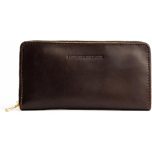 image:imagePortland Leather Goods Womens Accordion Zip Wallet  Handcrafted in Durable FullGrain Leather  8 Card Slots amp Secure Zippered Pocket  PlumGrizzly
