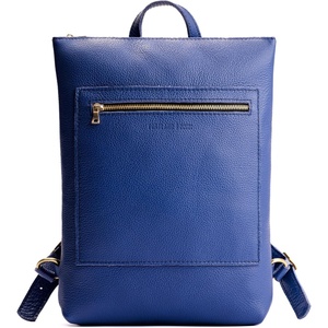 image:imagePortland Leather Laptop Backpack  Versatile Laptop Backpack for Women amp Men  Full Grain Pebbled Leather  Fits 13 Laptop  Adjustable Straps Stylish amp Durable Work Bag with Pockets  BacalarMolino Blue