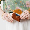 image:imagePortland Leather Goods Mini Daisy Wallet for Women  Handmade from the Finest FullGrain Hides  Features Envelope Design with Snap Closure  BacalarHoney