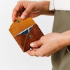 image:imagePortland Leather Goods Mini Daisy Wallet for Women  Handmade from the Finest FullGrain Hides  Features Envelope Design with Snap Closure  BacalarMeadow