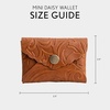 image:imagePortland Leather Goods Mini Daisy Wallet for Women  Handmade from the Finest FullGrain Hides  Features Envelope Design with Snap Closure  BacalarMeadow