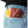 image:imagePortland Leather Goods Mini Envelope Wallet for Women  Handmade from the Finest FullGrain Hides  Features Two Interior Pockets with Secure Snap Closure  BacalarBacalar