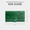 image:imagePortland Leather Goods Trifold Wallet for Women  Handmade from the Finest FullGrain Hides  Features Ten Card Slots  Cowboy