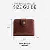 image:imagePortland Leather Goods Womens Bifold Wallet  Slim Design with Secure Snap 8 Card Slots amp Interior Zipper Pocket  HoneyCognac