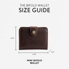 image:imagePortland Leather Goods Womens Bifold Wallet  Slim Design with Secure Snap 8 Card Slots amp Interior Zipper Pocket  HoneyColdbrew