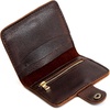 image:imagePortland Leather Goods Womens Bifold Wallet  Slim Design with Secure Snap 8 Card Slots amp Interior Zipper Pocket  HoneyColdbrew