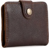 image:imagePortland Leather Goods Womens Bifold Wallet  Slim Design with Secure Snap 8 Card Slots amp Interior Zipper Pocket  HoneyColdbrew