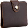 image:imagePortland Leather Goods Womens Bifold Wallet  Slim Design with Secure Snap 8 Card Slots amp Interior Zipper Pocket  HoneyGrizzly
