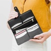 image:imagePortland Leather Goods Womens Bifold Wallet  Slim Design with Secure Snap 8 Card Slots amp Interior Zipper Pocket  HoneyL Black