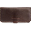 image:imagePortland Leather Goods Womens Bifold Wallet  Slim Design with Secure Snap 8 Card Slots amp Interior Zipper Pocket  HoneyL Grizzly