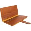 image:imagePortland Leather Goods Womens Bifold Wallet  Slim Design with Secure Snap 8 Card Slots amp Interior Zipper Pocket  HoneyL Honey