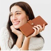image:imagePortland Leather Goods Womens Bifold Wallet  Slim Design with Secure Snap 8 Card Slots amp Interior Zipper Pocket  HoneyL Honey