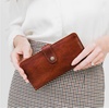 image:imagePortland Leather Goods Womens Bifold Wallet  Slim Design with Secure Snap 8 Card Slots amp Interior Zipper Pocket  HoneyL Nutmeg