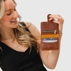image:imagePortland Leather Goods Womens Bifold Wallet  Slim Design with Secure Snap 8 Card Slots amp Interior Zipper Pocket  HoneyMeadow