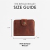 image:imagePortland Leather Goods Womens Bifold Wallet  Slim Design with Secure Snap 8 Card Slots amp Interior Zipper Pocket  HoneyNutmeg