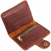 image:imagePortland Leather Goods Womens Bifold Wallet  Slim Design with Secure Snap 8 Card Slots amp Interior Zipper Pocket  HoneyNutmeg