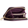 image:imagePortland Leather Goods Womens Small Zip Wallet  Expandable Design with Zipper Closure 4 Card Slots 2 Cash Slots amp Zippered Coin Pocket  Handmade from the Finest FullGrain Hides  ColdbrewPlum