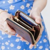 image:imagePortland Leather Goods Womens Small Zip Wallet  Expandable Design with Zipper Closure 4 Card Slots 2 Cash Slots amp Zippered Coin Pocket  Handmade from the Finest FullGrain Hides  ColdbrewCognac
