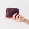 image:imagePortland Leather Goods Womens Small Zip Wallet  Expandable Design with Zipper Closure 4 Card Slots 2 Cash Slots amp Zippered Coin Pocket  Handmade from the Finest FullGrain Hides  ColdbrewPlum