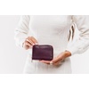 image:imagePortland Leather Goods Womens Small Zip Wallet  Expandable Design with Zipper Closure 4 Card Slots 2 Cash Slots amp Zippered Coin Pocket  Handmade from the Finest FullGrain Hides  ColdbrewPlum