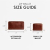 image:imagePortland Leather Goods Womens Small Zip Wallet  Expandable Design with Zipper Closure 4 Card Slots 2 Cash Slots amp Zippered Coin Pocket  Handmade from the Finest FullGrain Hides  ColdbrewNutmeg