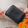 image:imagePortland Leather Goods Womens Small Zip Wallet  Expandable Design with Zipper Closure 4 Card Slots 2 Cash Slots amp Zippered Coin Pocket  Handmade from the Finest FullGrain Hides  ColdbrewPebbled Black